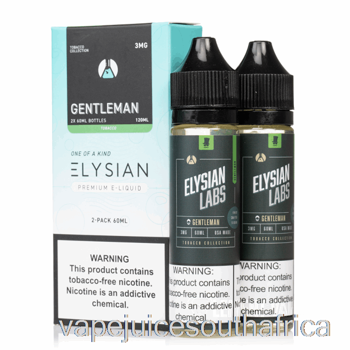 Vape Juice South Africa Gentleman - Elysian Labs - 120Ml 0Mg